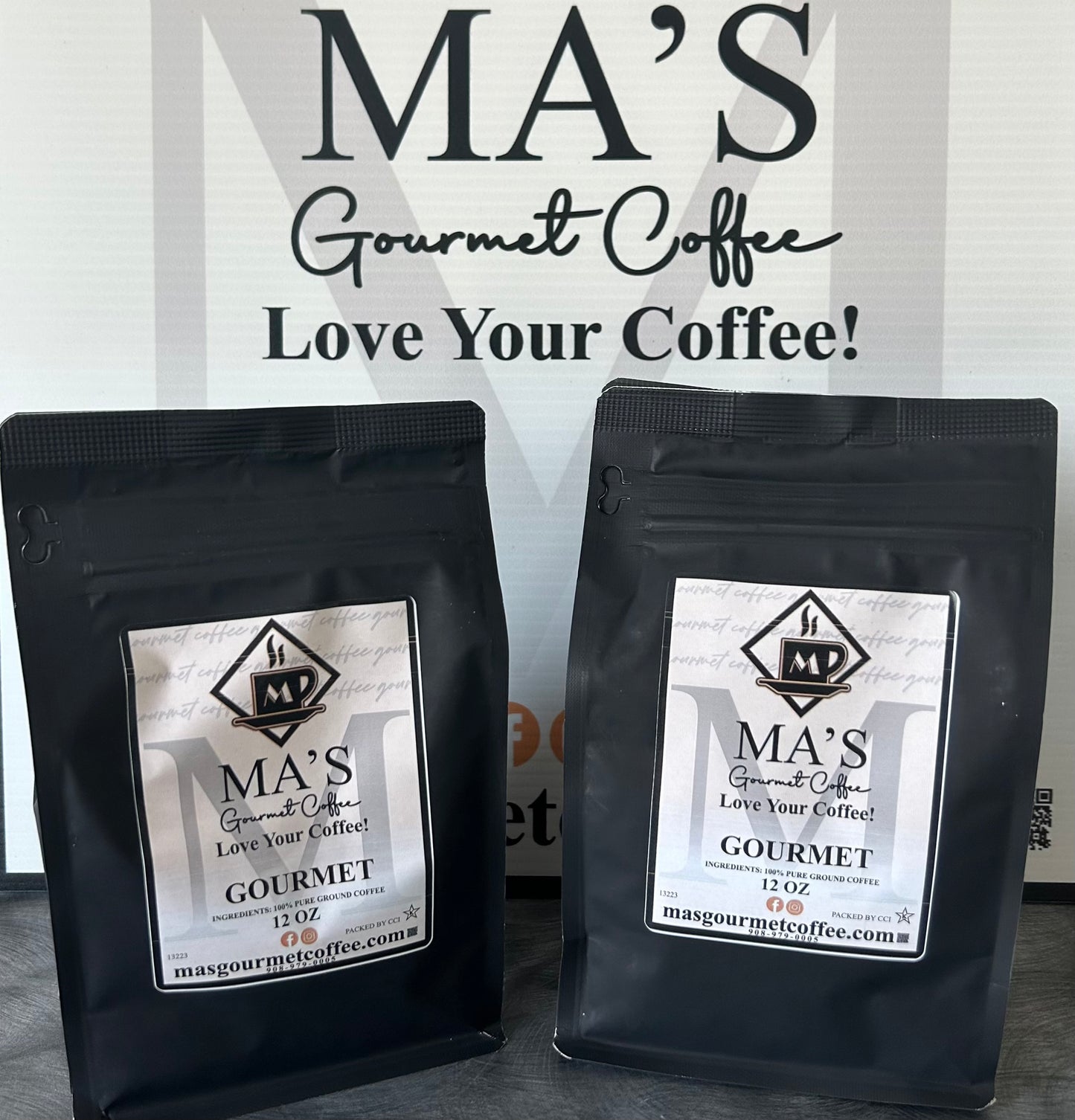 (2) 12oz Bags of Mas Gourmet Fresh Roast